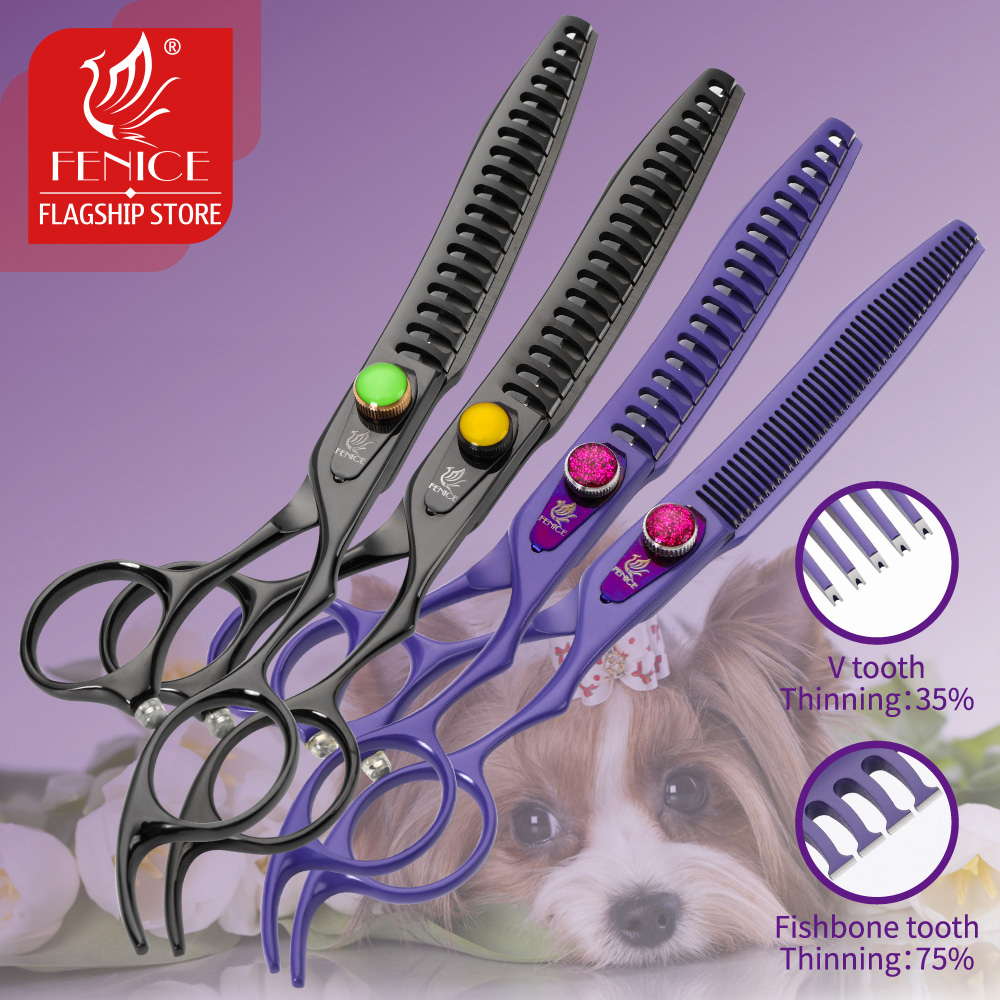 Grooming Scissors - Fenice JP440C Professional Dog Grooming Scissors