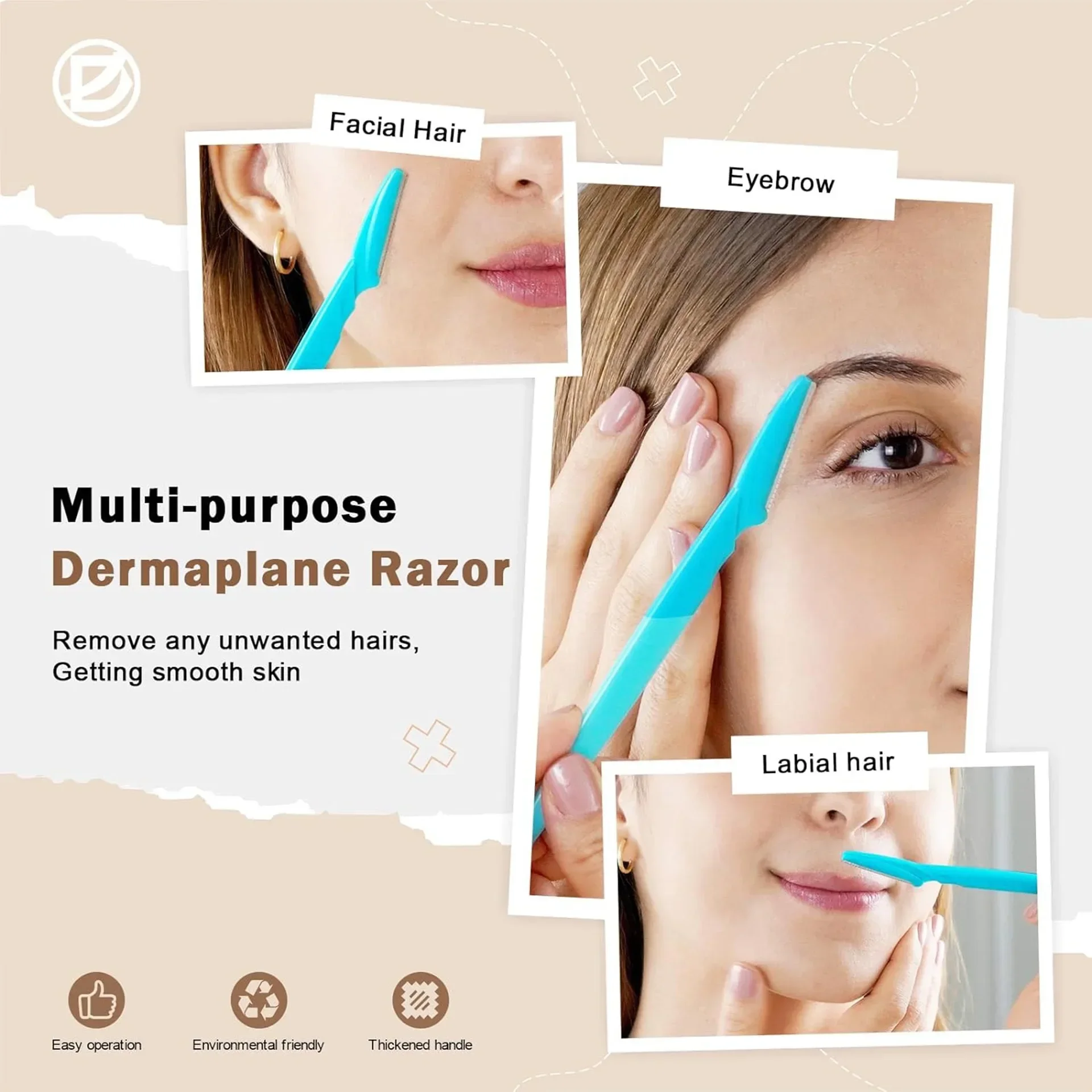 5/40Pcs Eyebrow Trimmer Face B - Hair Clipper ulasan dan harga