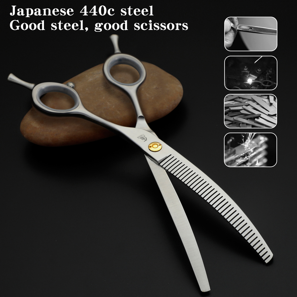 Refinement Curved Teeth Scisso - Grooming Scissors ulasan dan harga