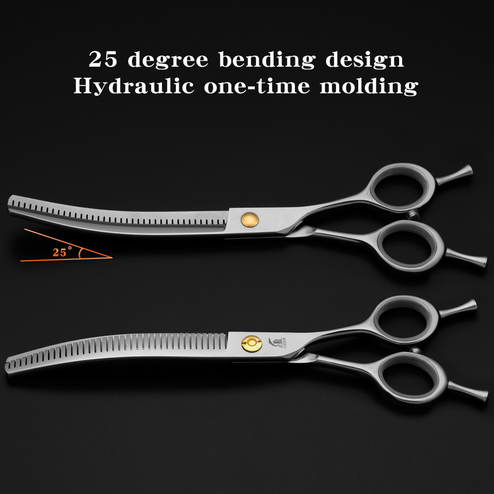 Refinement Curved Teeth Scisso - Grooming Scissors ulasan dan harga