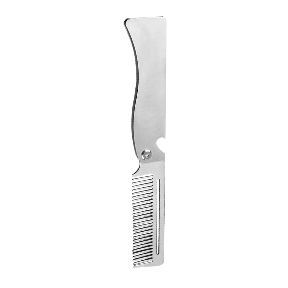 Folding Hair Comb Stainless St - Beard Oil ulasan dan harga