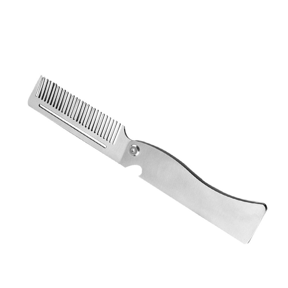 Folding Hair Comb Stainless St - Beard Oil ulasan dan harga