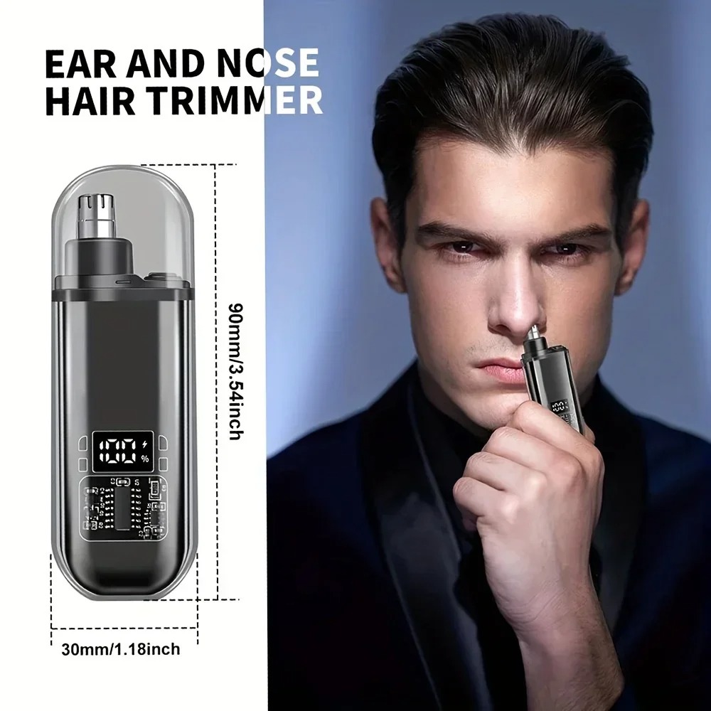 USB Rechargeable Nose & Ear Ha - Mens Grooming Travel Kit ulasan dan harga