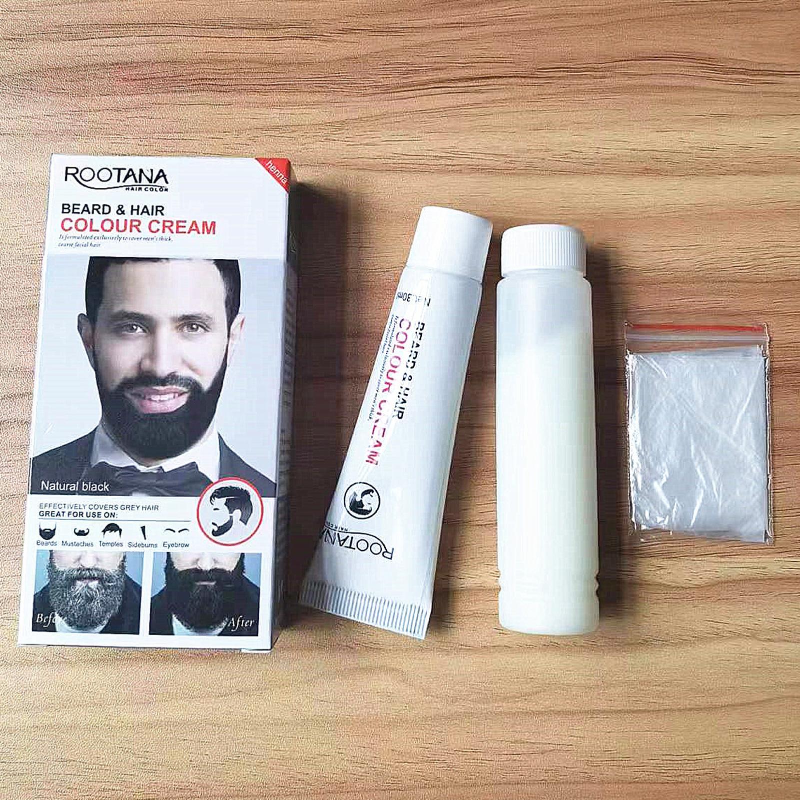 Mens Beard Dye 60ML Mustache D - Shaving Cream ulasan dan harga