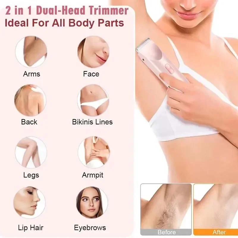 Electric Shaver for Woman Doub - Body Trimmer ulasan dan harga