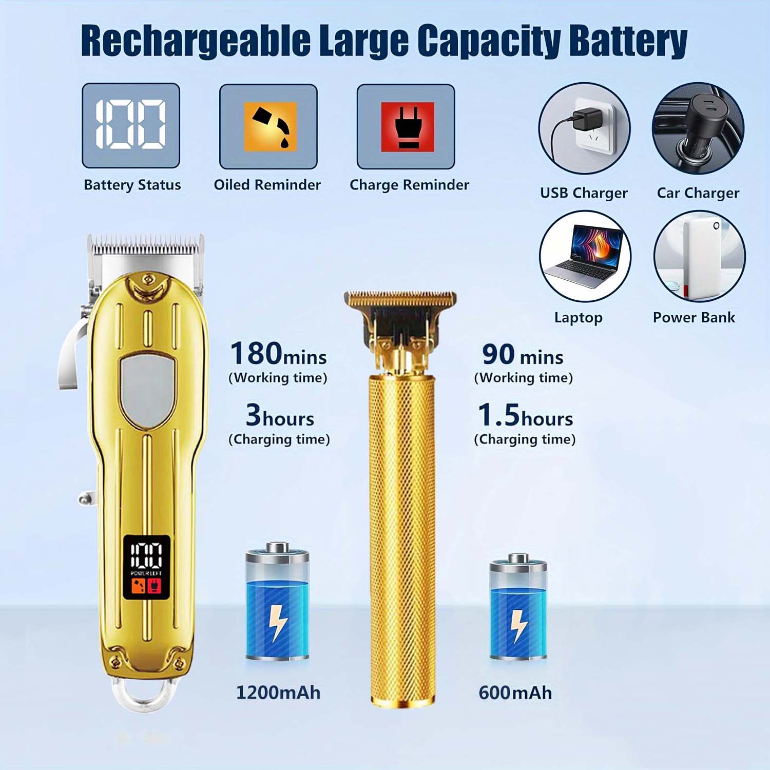 2 in 1 Electric Hair Clipper & - Grooming Kit ulasan dan harga