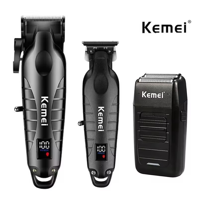 Kemei Hair Clipper Kit for Men - Electric Shaver Rotary ulasan dan harga