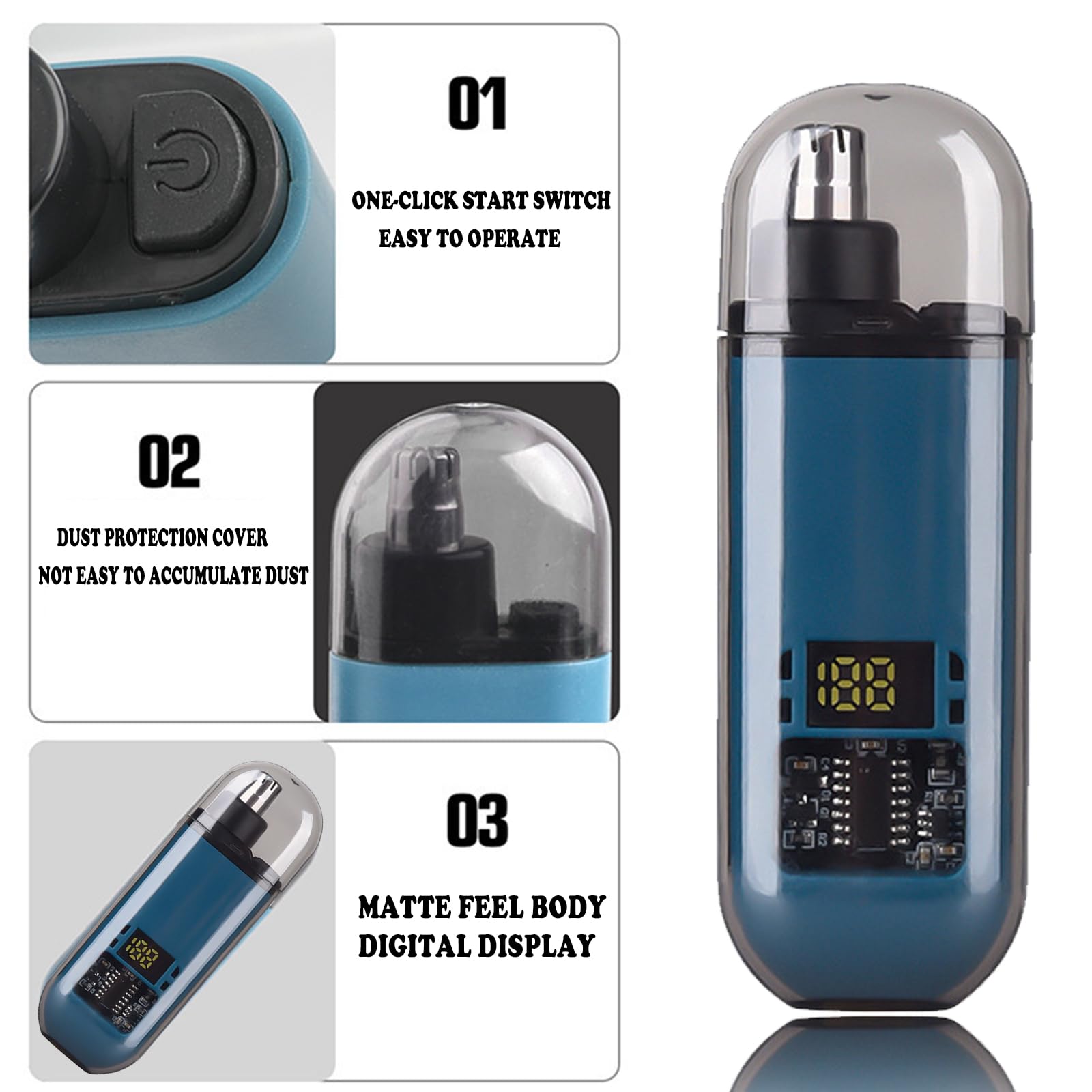 USB Rechargeable Nose and Ear  - Nose Trimmer ulasan dan harga