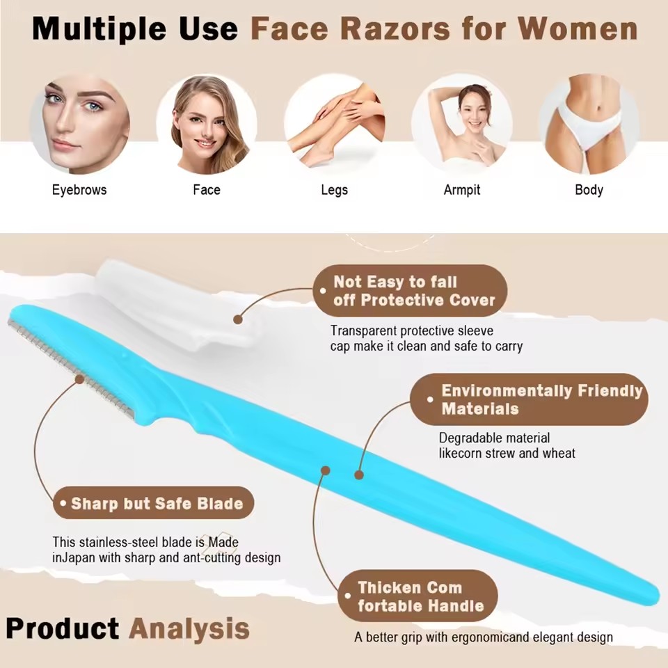 5/10/30/40Pcs Brow Razor and F - Hair Clipper ulasan dan harga